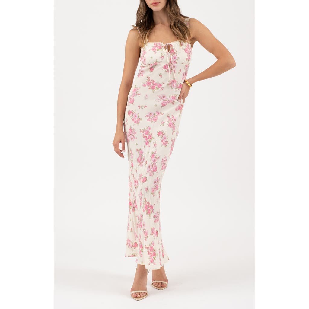 BLU PEPPER BLU PEPPER FLORAL MAXI DRESS
