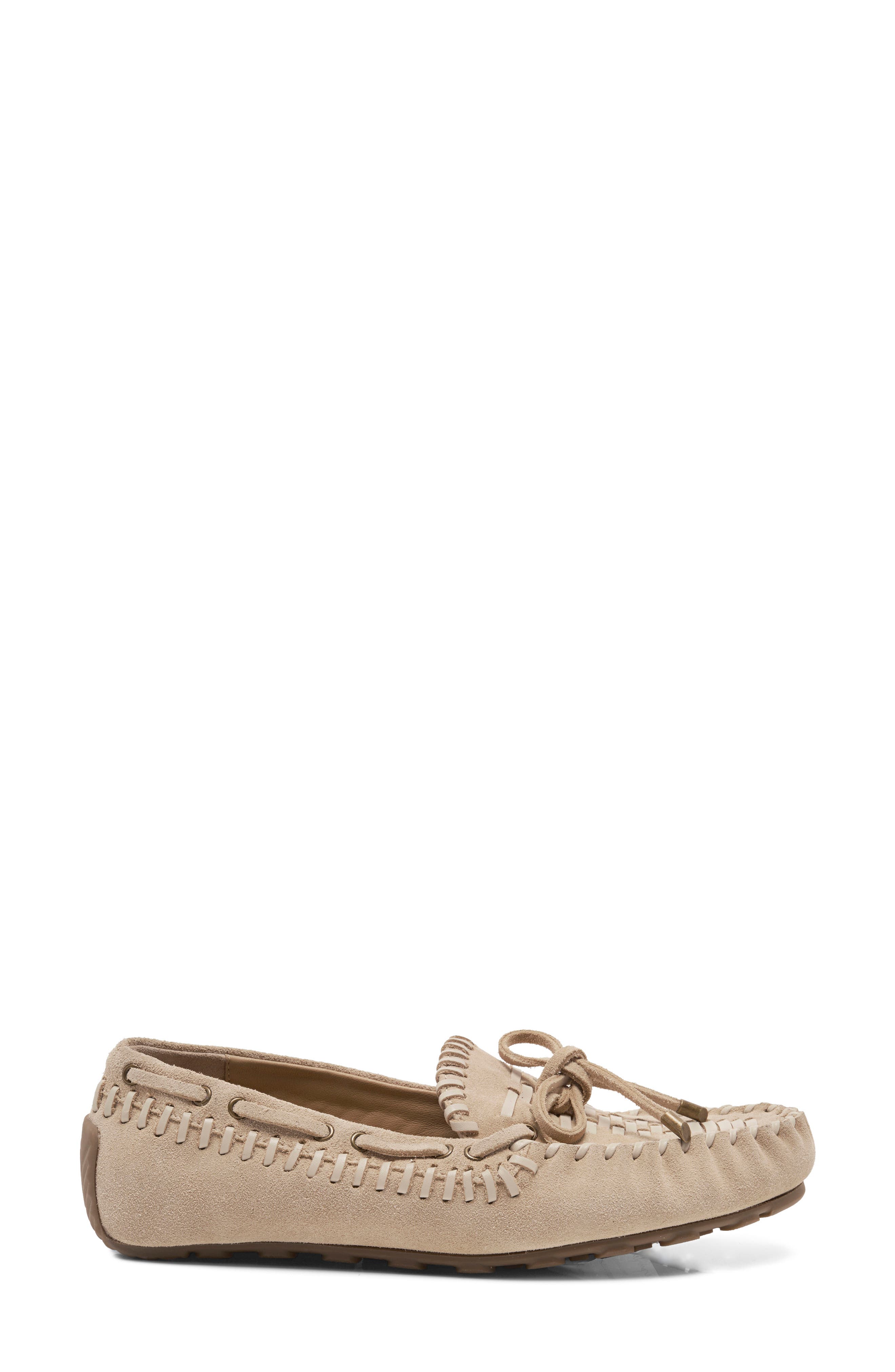 Free People Misty Driving Loafer, Alternate, color, Sunstone Sand Suede