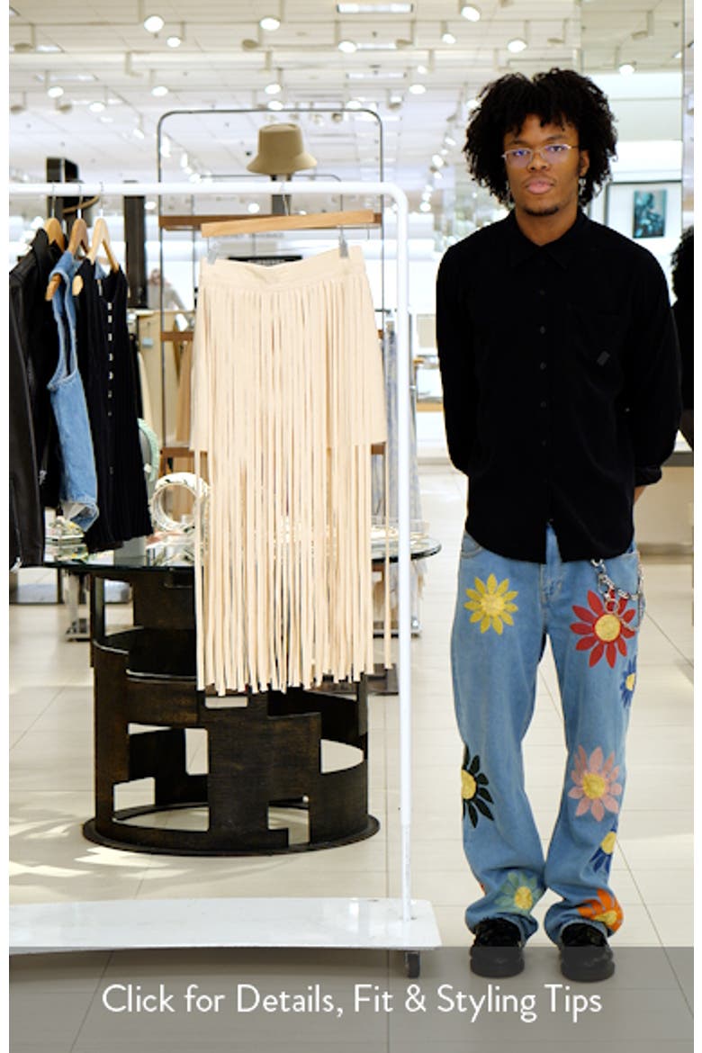 Knit Fringe Maxi Skirt video