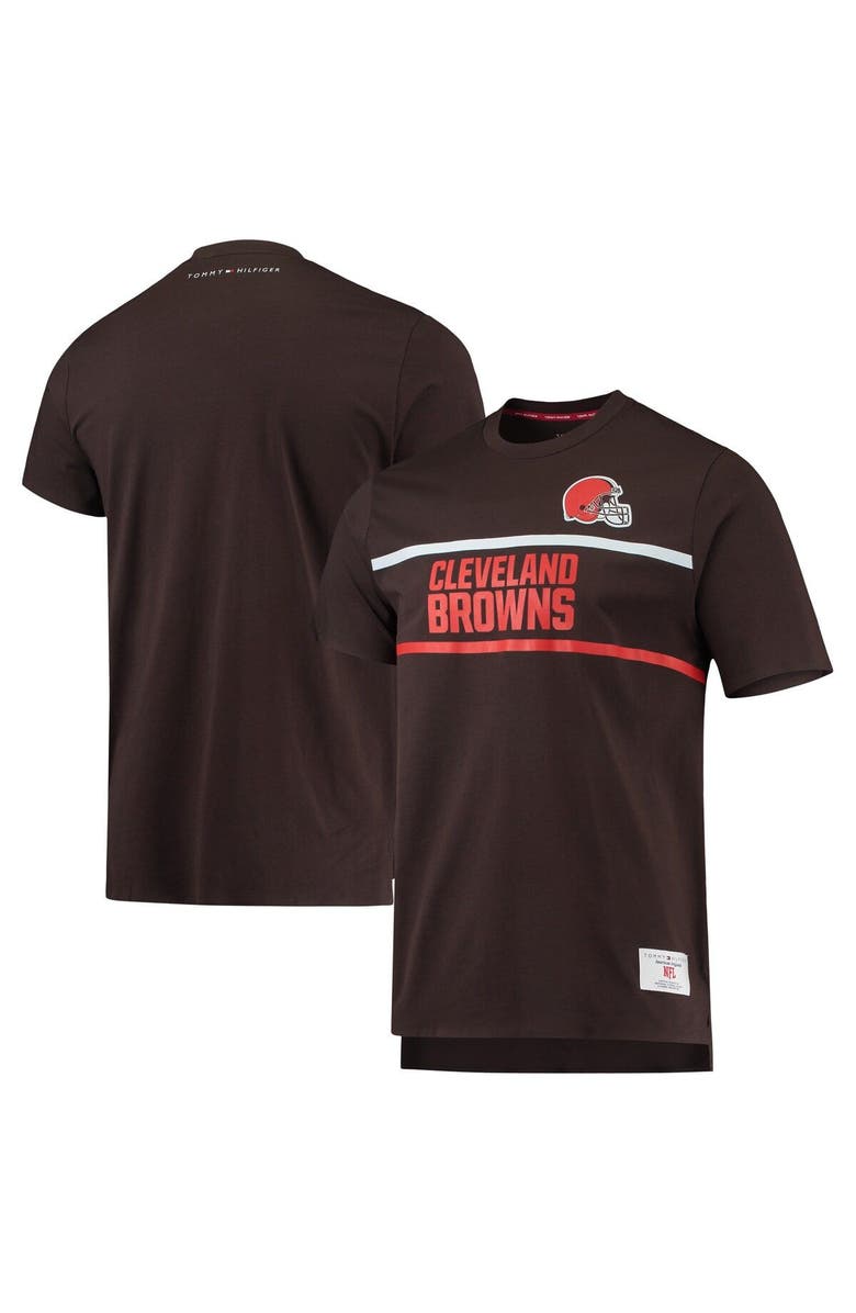 Tommy Hilfiger Men's Tommy Hilfiger Brown Cleveland Browns The Travis T-Shirt, Main, color, Brown