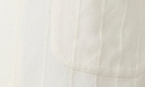 Paige Jacobson Stripe Jacquard Camp Shirt In Varnished Ivory
