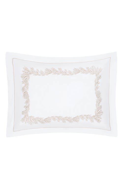 Matouk Atoll 520 Thread Count Cotton Percale Sham