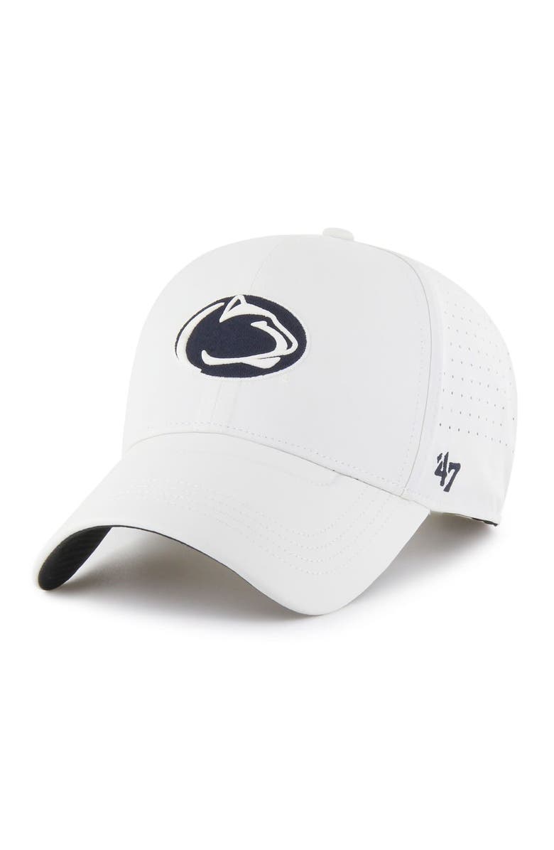 '47 Men's '47 White Penn State Nittany Lions Forward Vent MVP Adjustable Hat, Main, color, 
