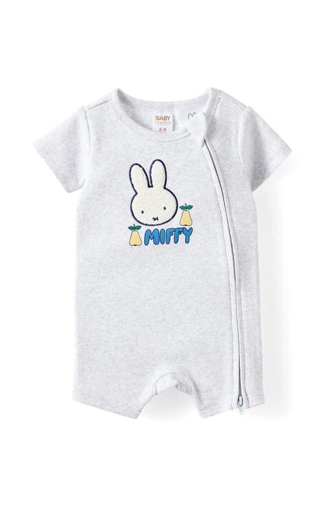 The Billie Short Sleeve Zip Romper License