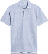 Peter Millar Santiago Geo Print Performance Piqué Golf Polo