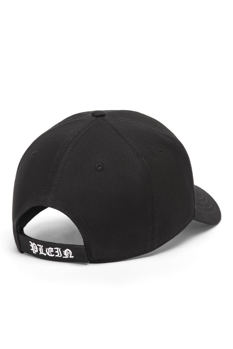 Baseball Cap Gothic Plein Adjustable Strap Unisex, Alternate, color, black