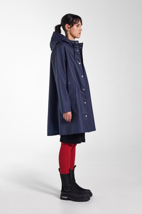Stutterheim Mosebacke Lightweight Raincoat In Blue