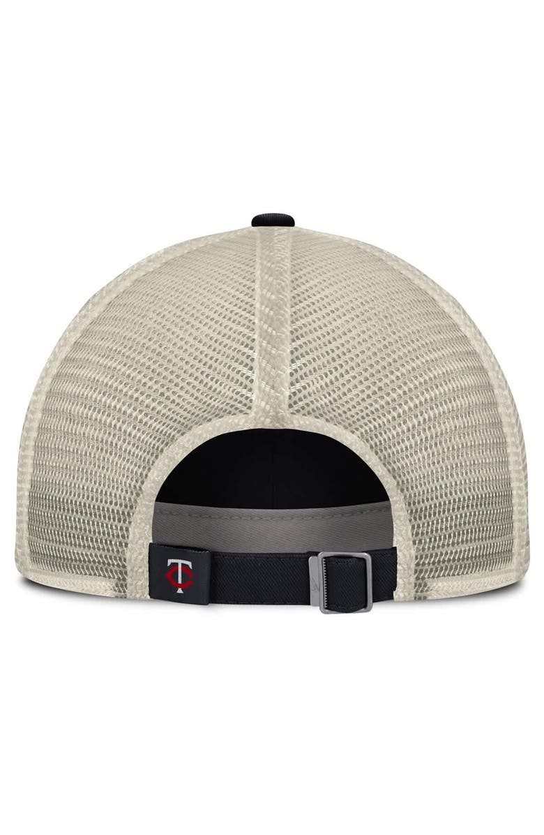 Nike Men's Nike Navy/Natural Minnesota Twins Cooperstown Collection Club Trucker Adjustable Hat, Alternate, color, 