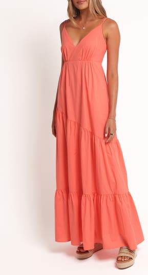 Forbes Tiered Cotton Maxi Dress