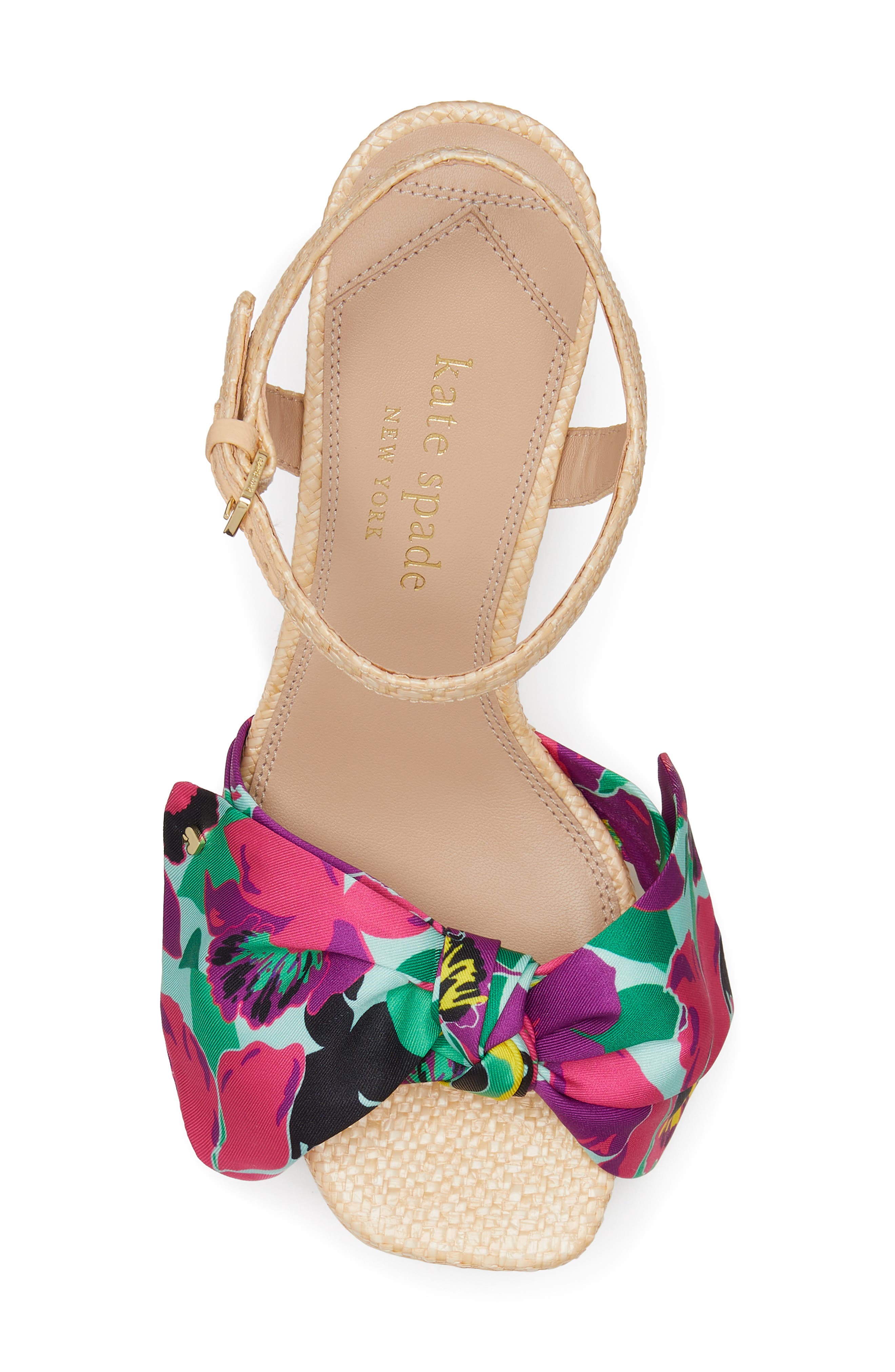 Kate Spade New York lucie ankle strap platform sandal, Alternate, color, Orchid Bloom
