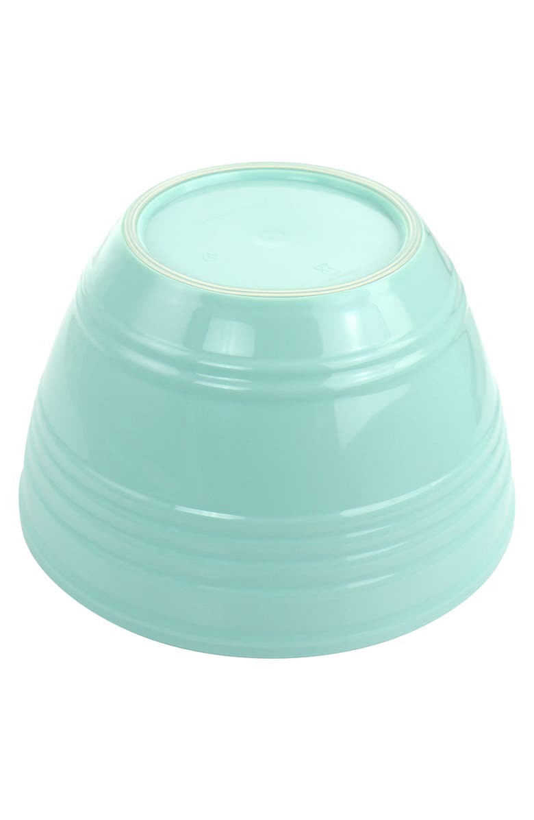 MARTHA STEWART Plastic Bowl Set 8 piece with Lids, Alternate, color, Turquoise