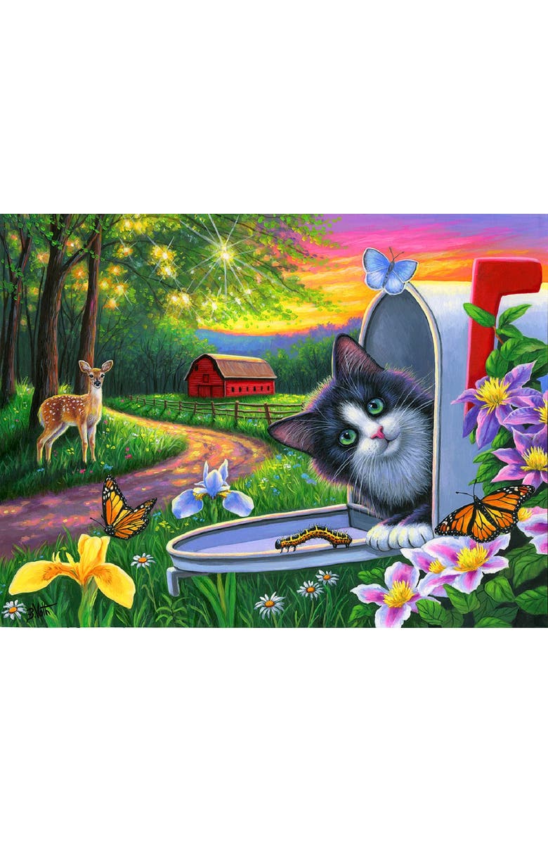 Sunsout Is There a Letter for Me 500 piece Jigsaw Puzzle for Adults, Alternate, color, Multicolor