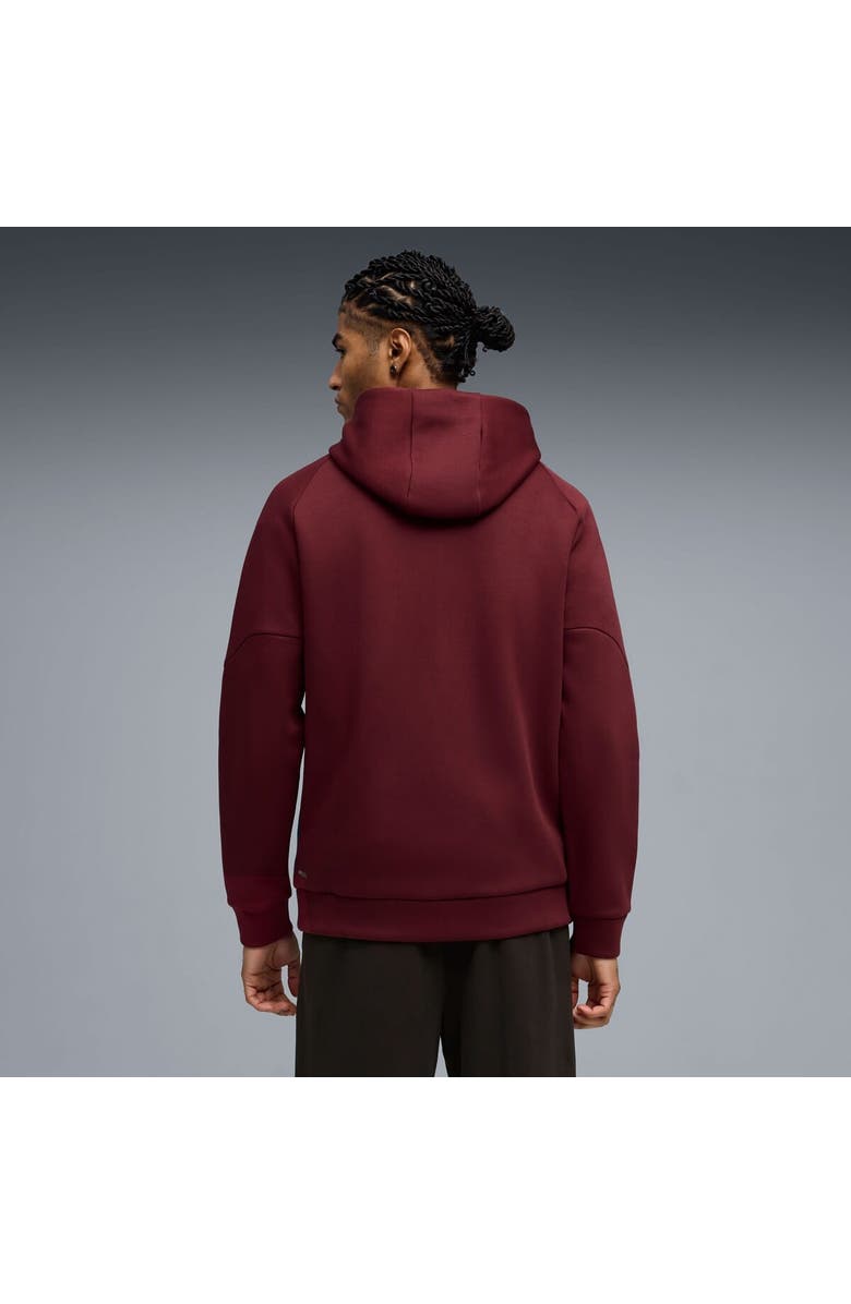 PUMA Men's Puma Maroon Portugal National Team PumaTech Full-Zip Hoodie, Alternate, color, Maroon