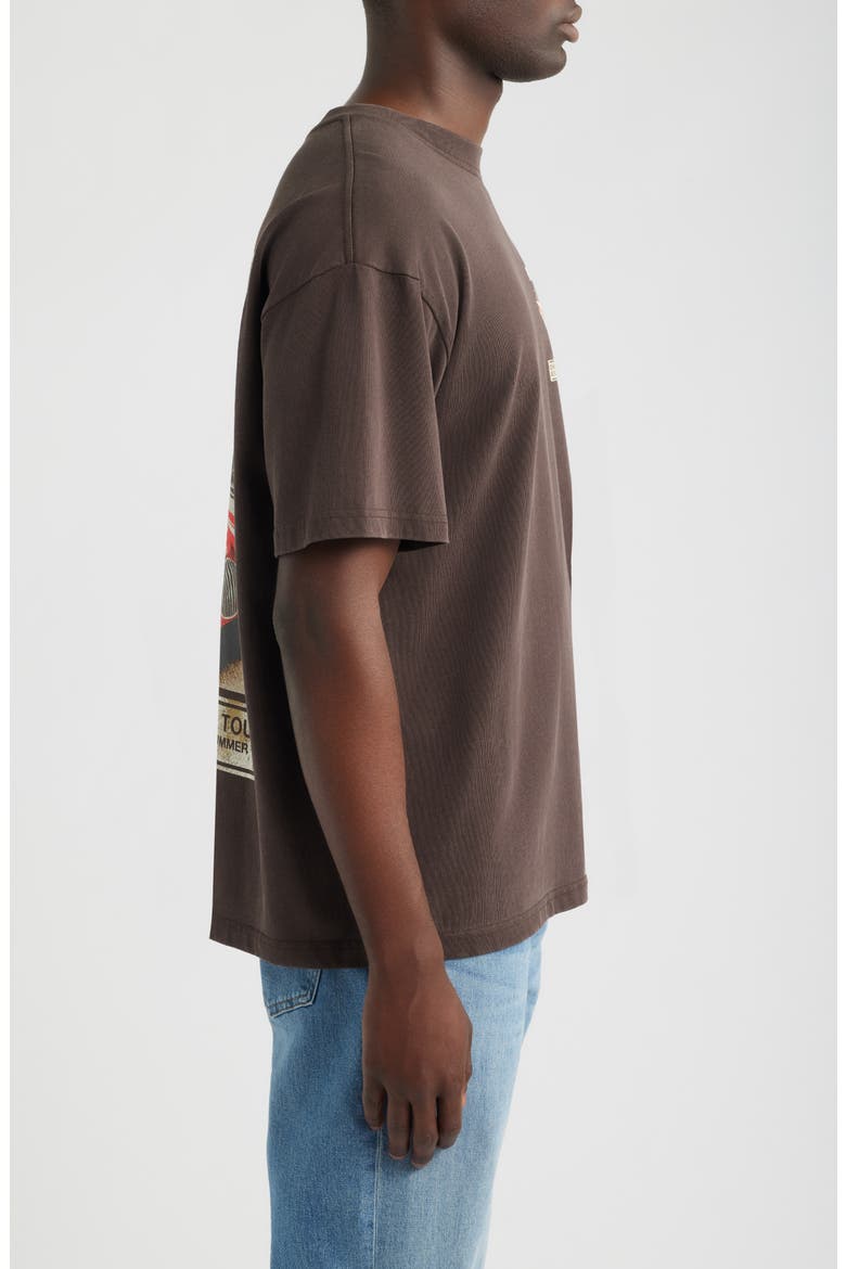 Monza Circuit Graphic T-Shirt, Alternate, color, BROWN WASH