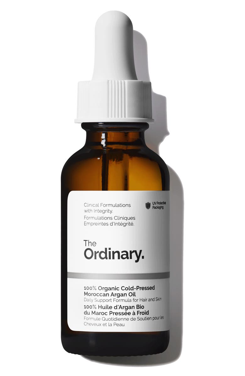 The Ordinary 100% Organic Cold-Pressed Moroccan Argan Oil for Skin & Hair, Main, color,