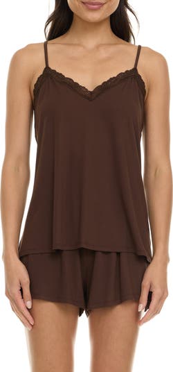 Lotus Camisole & Shorts Pajamas