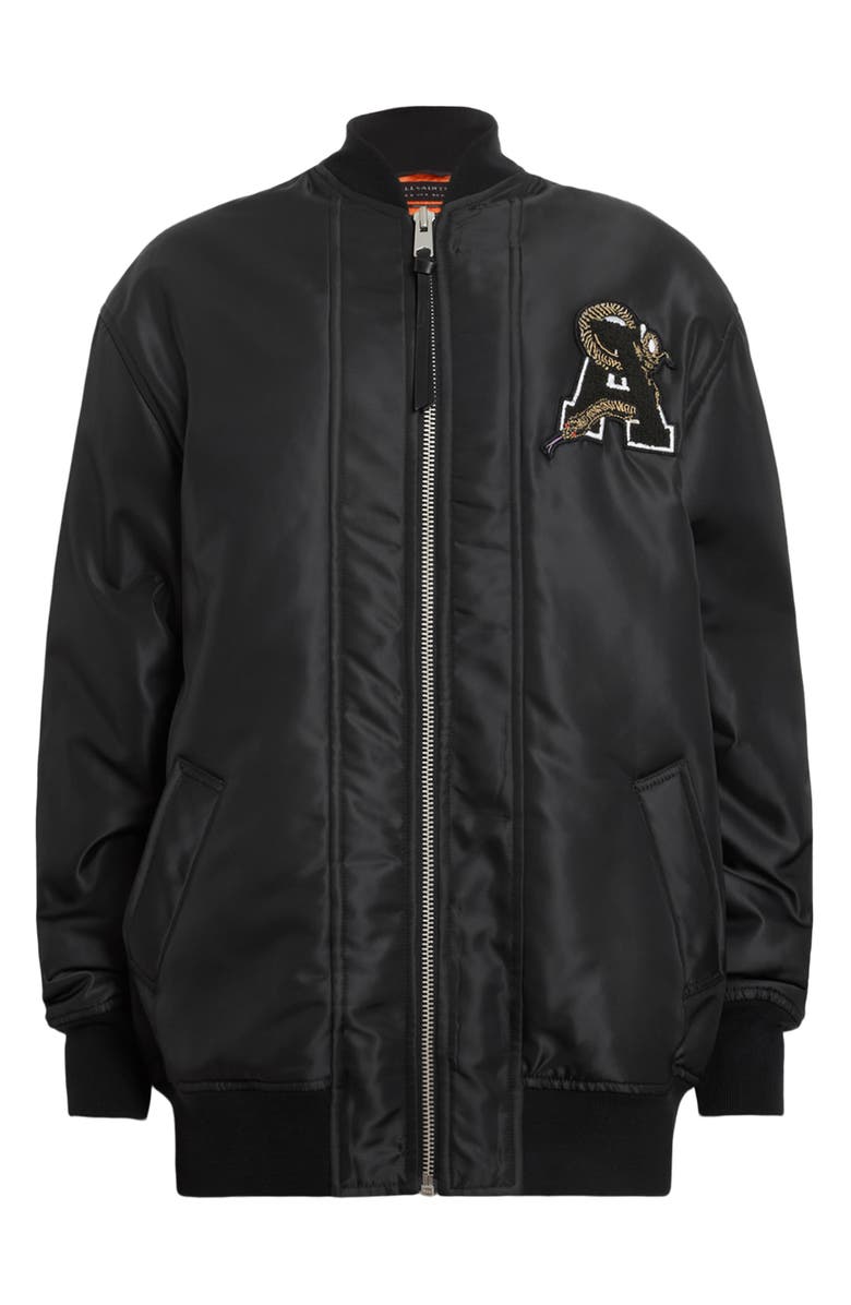 AllSaints Bettie Embroidered Bomber Jacket, Alternate, color,