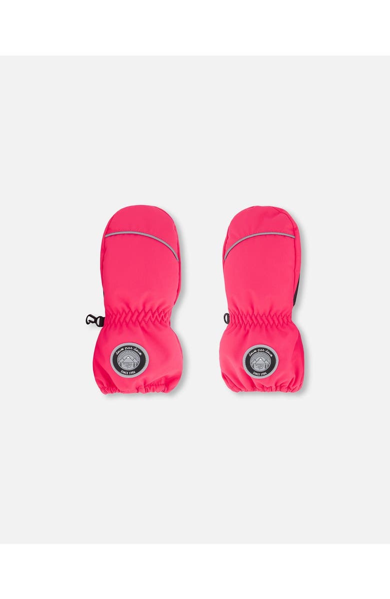 Deux par Deux Baby Girl's Solid Mittens Fuschia Pink, Main, color, Beetroot Purple