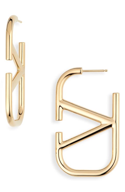 VLOGO Huggie Earrings