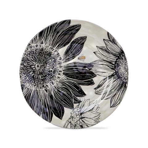 Let It Bee Melamine Dinner Plates