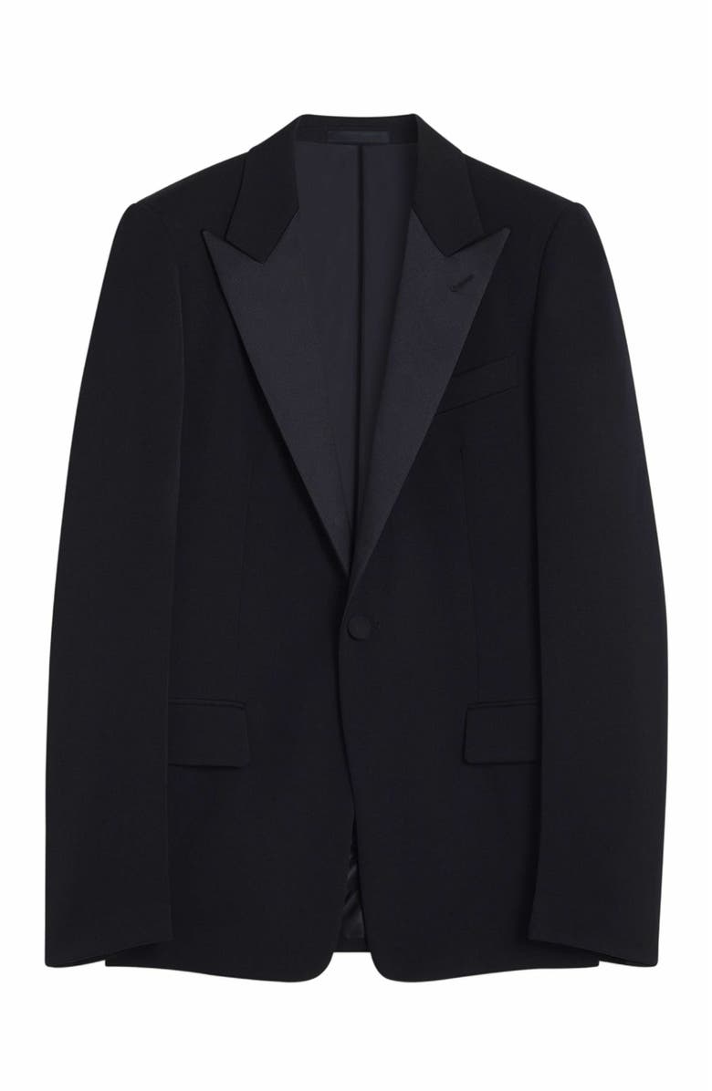 Lanvin SATIN COLLAR TUXEDO JACKET, Alternate, color,