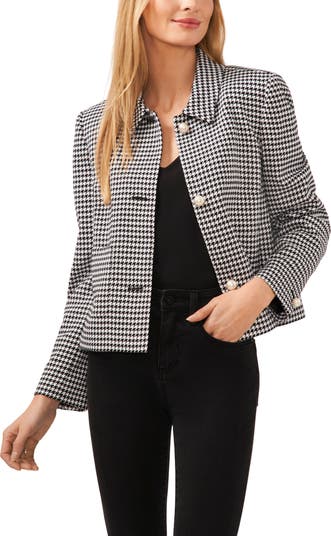 ◇NASTY FANCY CLUB◇ NF Houndstooth Check Crop Knit Tee BLAC WM07MOTIVE24W-A_84b4ea78-7fbe-