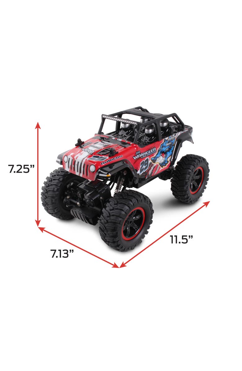 Mean Machines Rock Crawler Rc Jeep Wrangler Unlimited, 114 Scale, Alternate, color, Multicolored