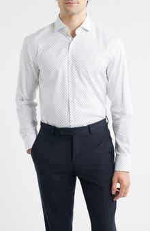 Hank Slim Fit Stretch Cotton Dress Shirt
