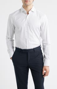 BOSS Hank Slim Fit Stretch Cotton Dress Shirt