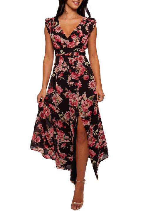 Aldo Floral Print Maxi Dress