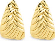 Sterling Forever Ellis Braided Hoop Earrings