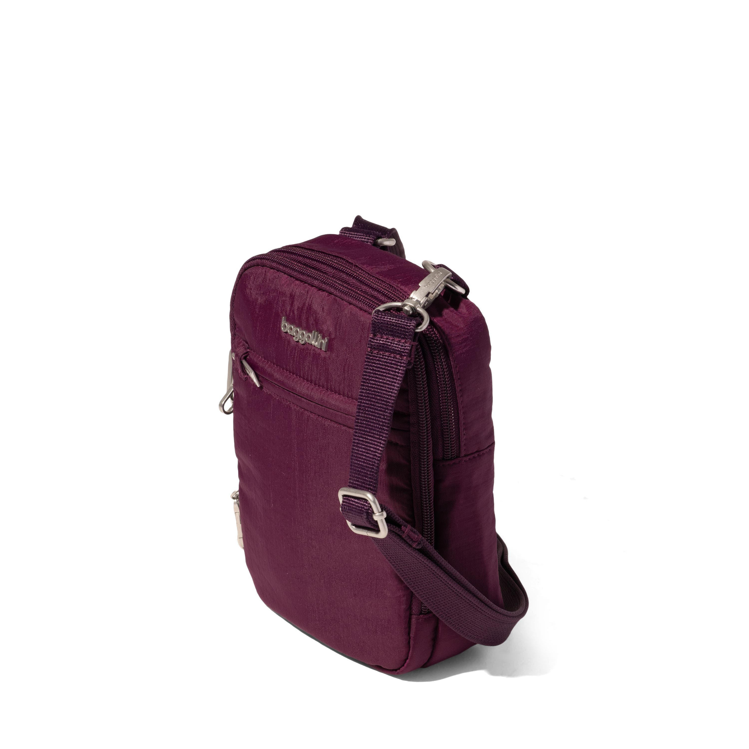 Securtex Classic Anti-Theft Mini Everything Crossbody, Alternate, color, MULBERRY