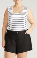 Universal Standard Daisy Ribbed Scoop Neck Tank