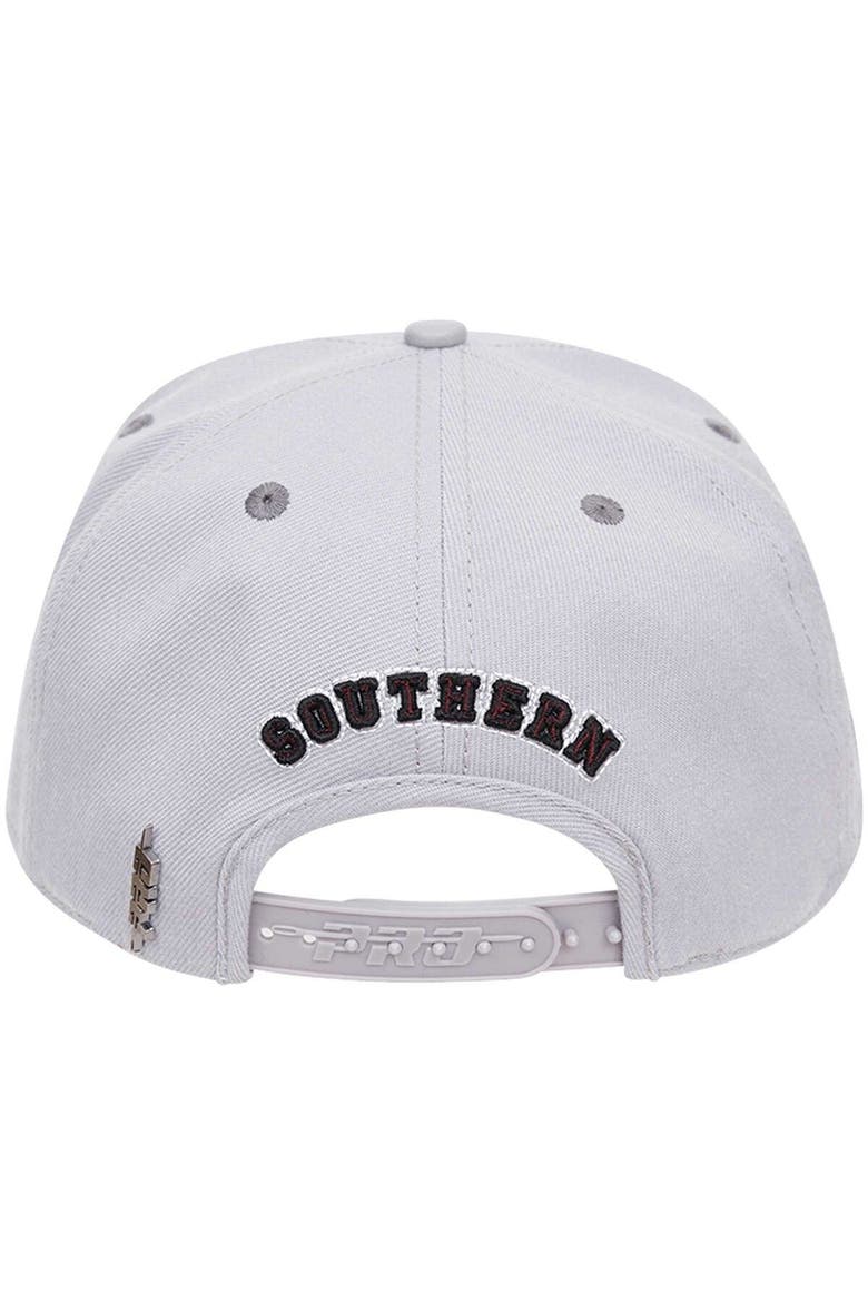 Men's Pro Standard  Gray Texas Southern Tigers Evergreen Southern Snapback Hat, Alternate, color, Gray