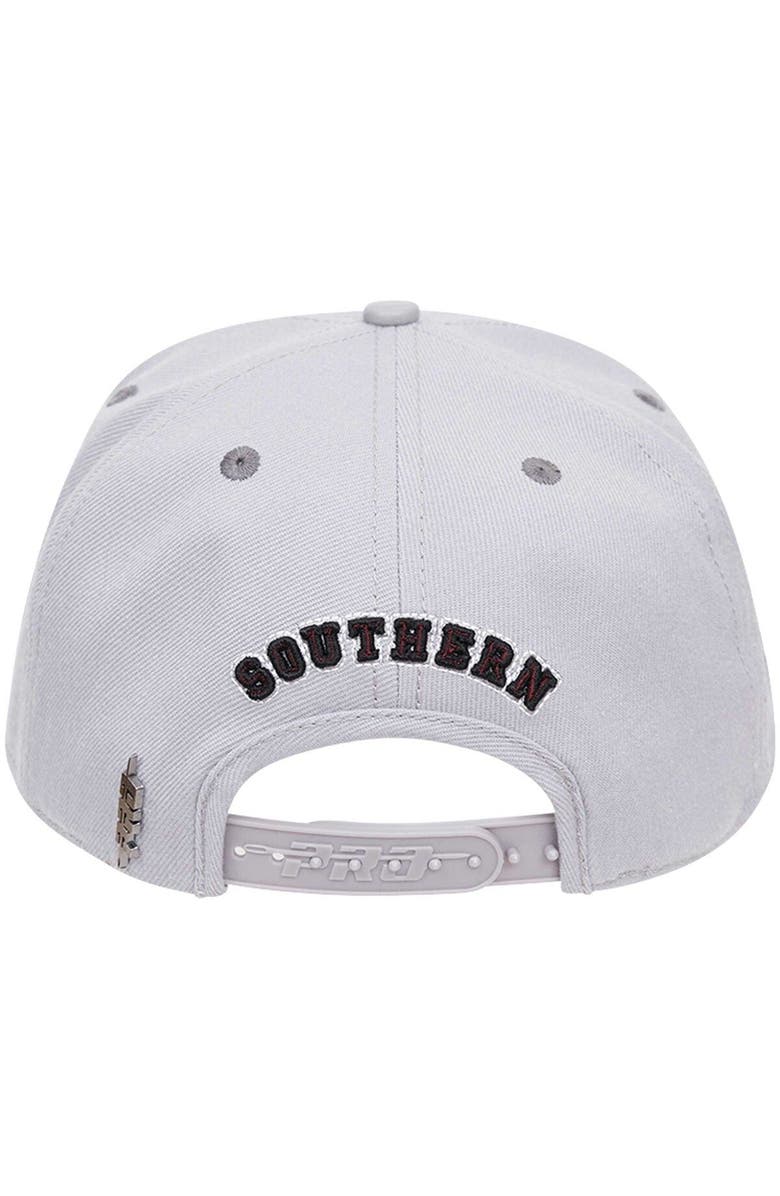PRO STANDARD Men's Pro Standard Gray Texas Southern Tigers Evergreen Southern Snapback Hat, Alternate, color, Gray