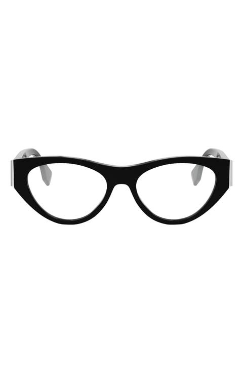 メガネ FENDI Woman Optical frames Black FE50093I 001 Fendi O'Lock FE50093I 001 Glasses - US