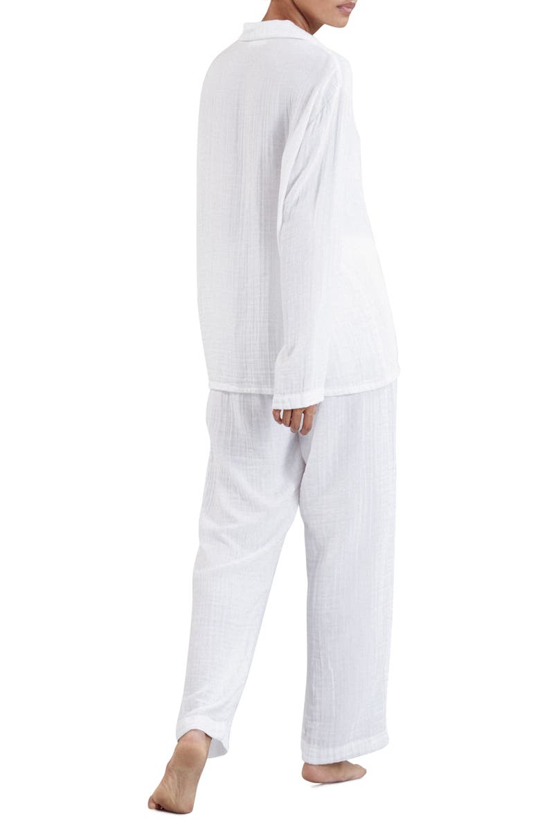 The White Company Double Cotton Pajamas, Alternate, color, 