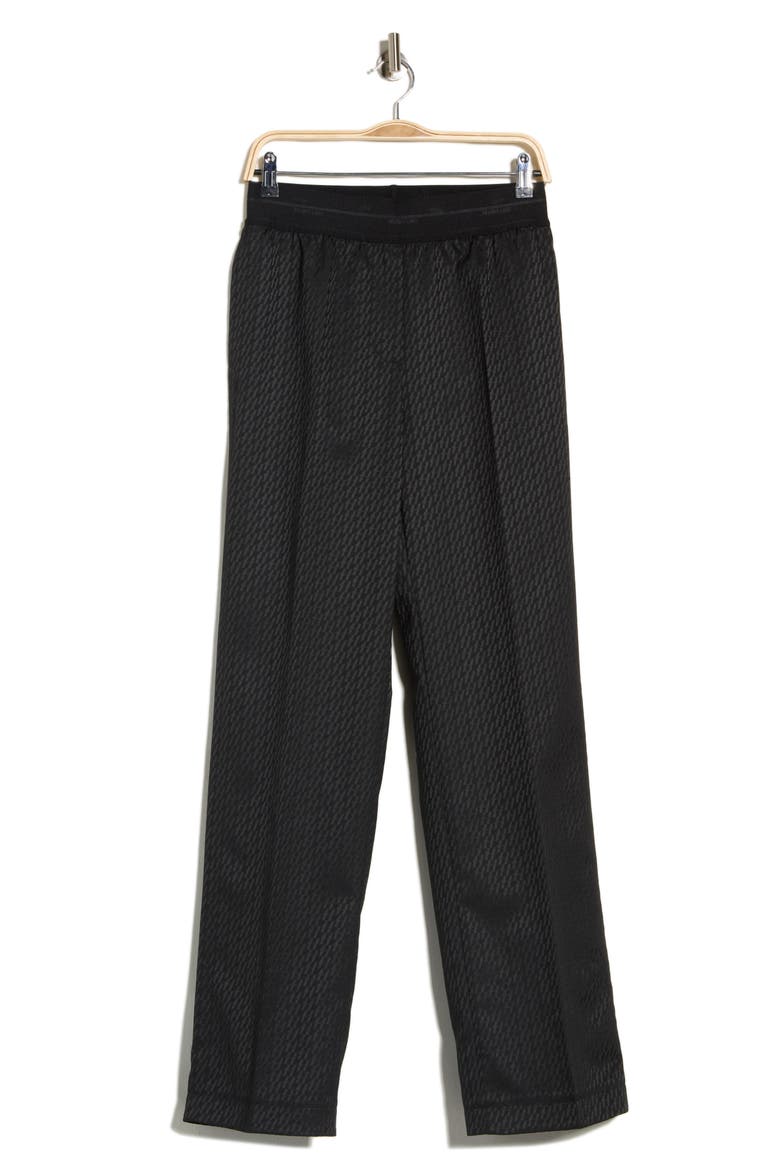 Textured Car Trousers, Alternate, color, BLACK/ BLACK