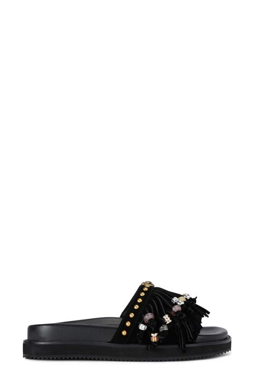 Shop Kurt Geiger London Kensington Fringe Slide Sandal