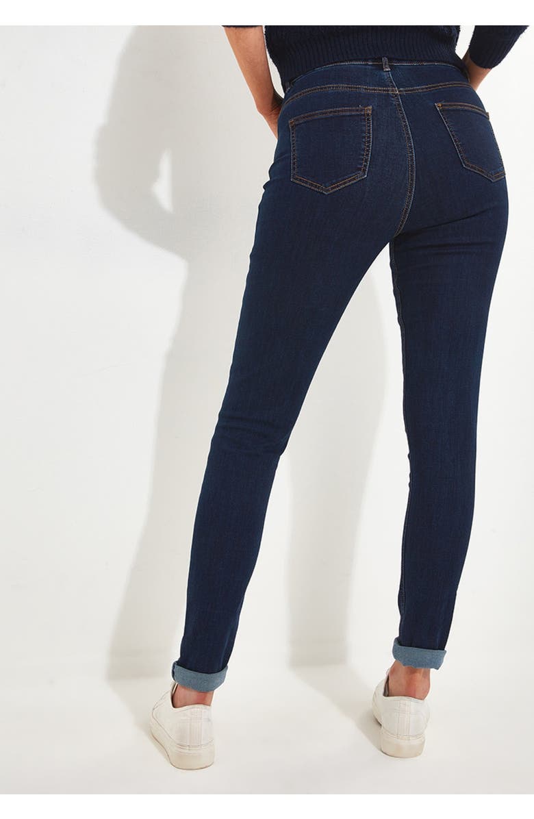 Joe Browns High Waisted Skinny Jeans, Alternate, color, Dark Blue