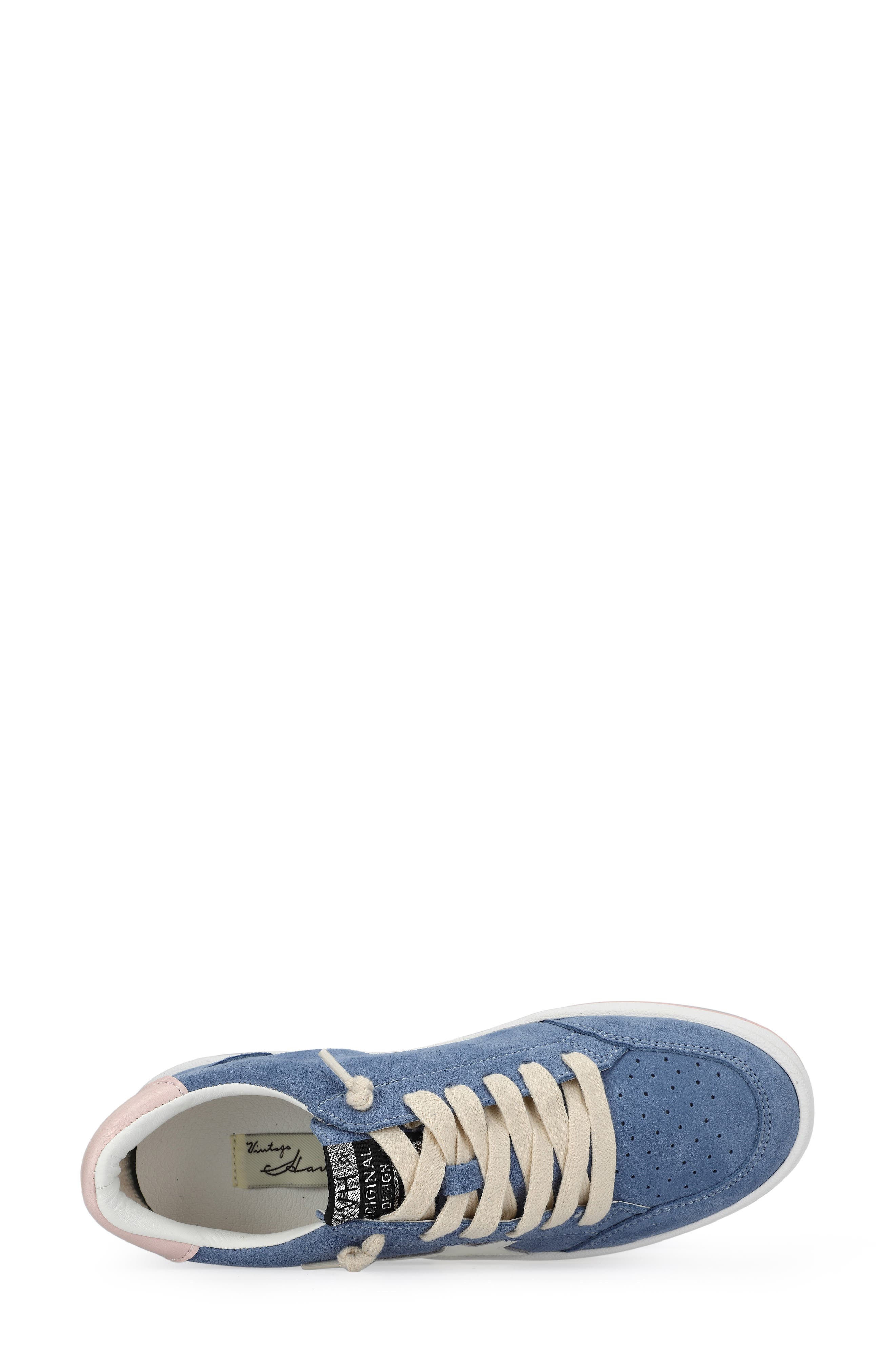 Vintage Havana Denisse Genuine Calf Hair Sneaker, Alternate, color, Blue Suede