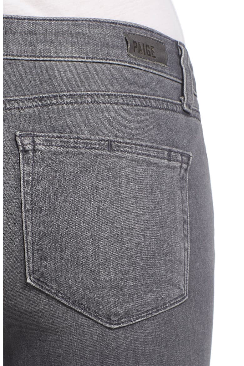 Transcend Verdugo Ankle Ultra Skinny Jeans, Alternate, color, SILVIE