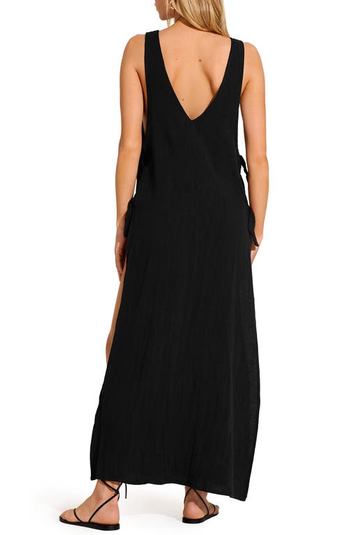 VITAMIN A VITAMIN A® RIVIERA LINEN & COTTON COVER-UP DRESS 