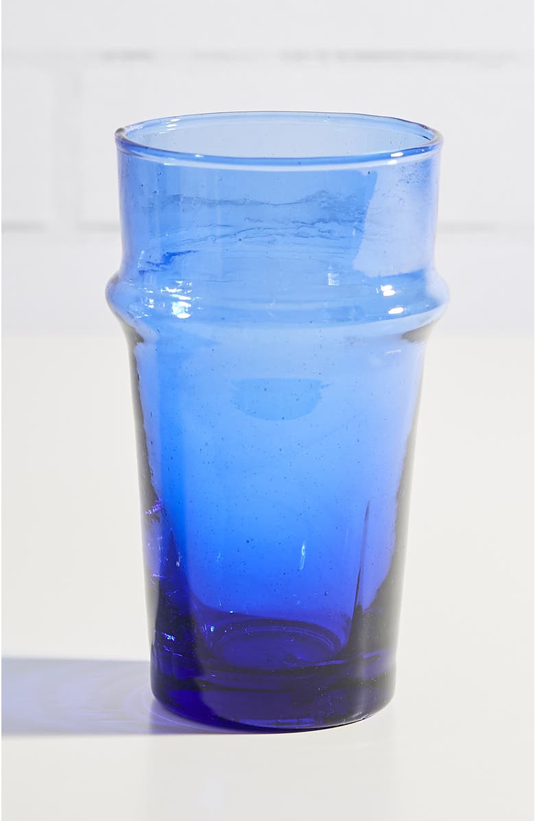 Verve Culture Beldi Stacking Glass, Alternate, color, Blue