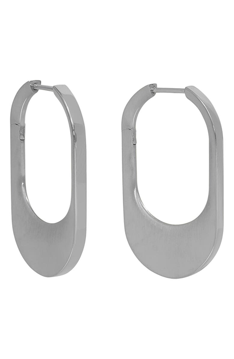 Dean Davidson Crosby Huggie Hoop Earrings, Alternate, color, Silver