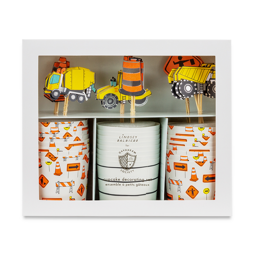 Daydream Society Under Construction Cupcake Decorating Set In Multi