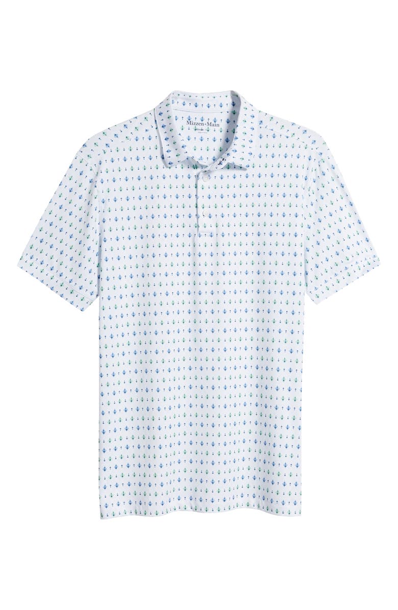 Mizzen+Main Versa Geo Print Performance Polo, Alternate, color, 
