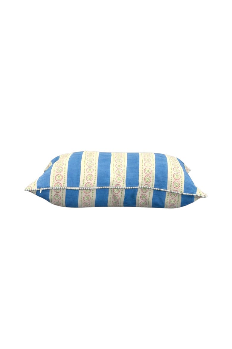 Malhaar Linen Pillow Cover, Alternate, color, Blue - 14" x 22"