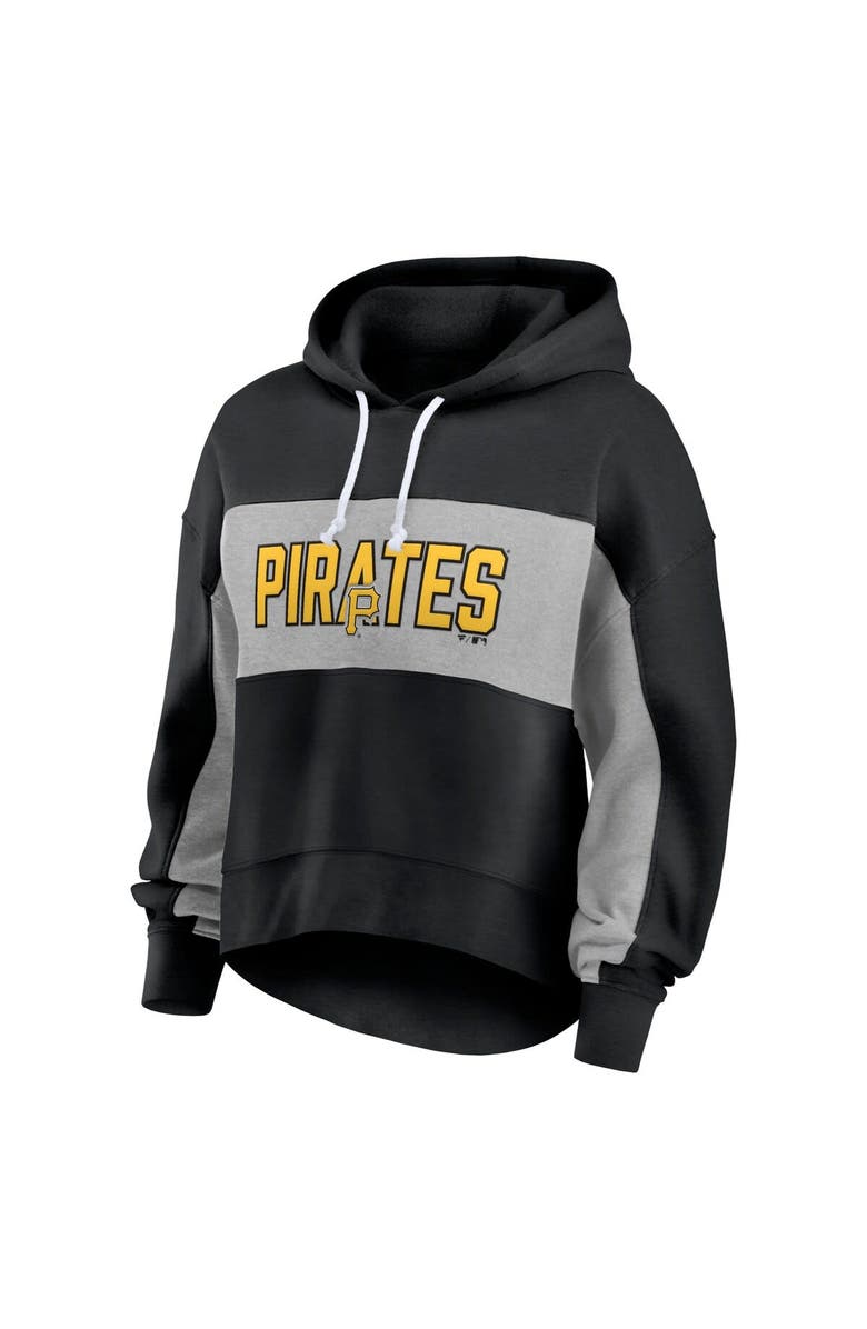 FANATICS Women's Fanatics Branded Black Pittsburgh Pirates Filled Stat Sheet Pullover Hoodie, Alternate, color, Black