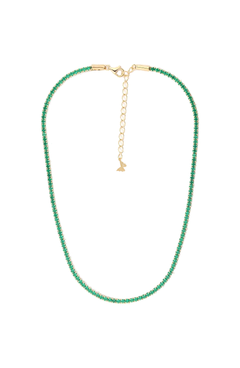BY ADINA EDEN Colored CZ All Around Tennis Choker, Main, color,